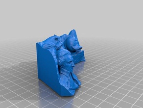 pato rushmore 3d impressão mt 3d print model - Mito3D