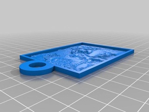 keyring103 2d art personalizado 3d print model - Mito3D