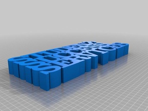 o sucesso do aluno de serviços sinal esculturas personalizado 3d print model - Mito3D