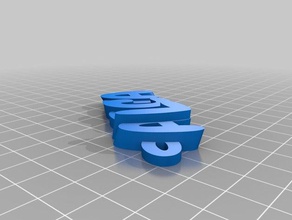 aliciamushed Schlüsselanhänger angepasst 3d print model - Mito3D