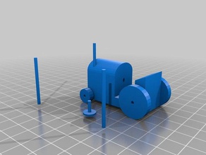 beginner difficulty put together tractor 3d printing 3d print model - Mito3D