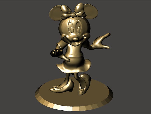 minnie mouse modelos 3D print model - Mito3D