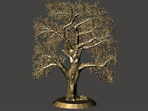 woman tree art dnd model nymph 3d print model - Mito3D