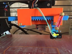 prusa3dcom auto tramming printer parts autolevel probe mount prusa i3 3d print model - Mito3D