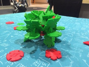 triblock inşaat oyuncaklar engeller Daire geometrik hexagon Kare Üçgen 3d print model - Mito3D