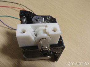 bowden adapter e3d v6 extruder printer extruders 3d print model - Mito3D