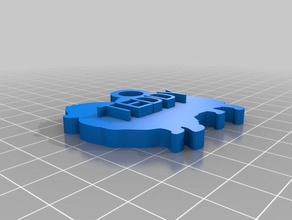 teddy pomerania llaveros personalizado 3d print model - Mito3D