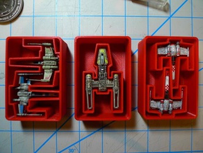 z-95 bins harbor freight organizer x-wing tmg toy game accessories rebel y-wing 3d print model - Mito3D