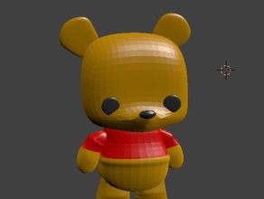 winnie pooh funko pop inspirado brinquedo jogo acessórios 3d print model - Mito3D