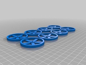 wheels hobby customized 3d print model - Mito3D