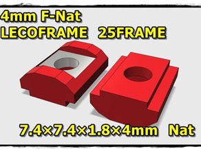 legoframe-fnat-4mm 3d la stampante parti lecoframe 3d print model - Mito3D