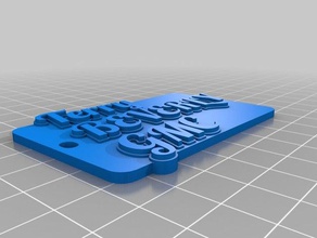 gmc keychains customized 3d print model - Mito3D