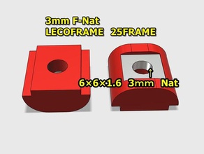 legoframe-fnat-3mm 3d la stampante parti 3d print model - Mito3D