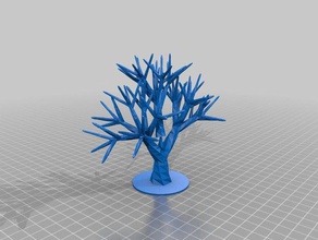 la ramita de árbol modelos personalizado 3d print model - Mito3D