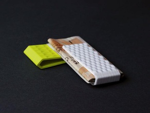 Geld-clips - Zubehör cach design diamond generisches sechseckige Halter Muster textur 3d print model - Mito3D