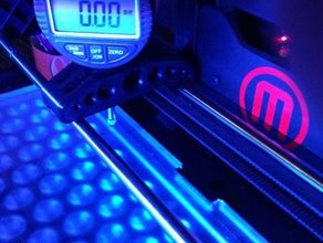 holy dial indicator jig flashforge creator prox rep2 3d printer accessories gauge mount upgrade part 3d print model - Mito3D