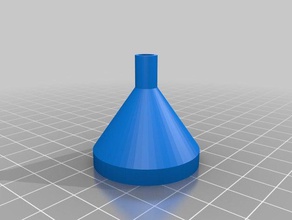 e-zig liquide entonnoir outils personnalisé 3d print model - Mito3D