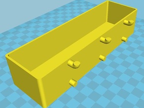 boîte de pegboard organisation 3d print model - Mito3D