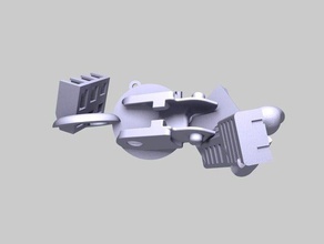 rápido caso do recorte transportador a arte boolean fuga strand bandejas união 3d print model - Mito3D