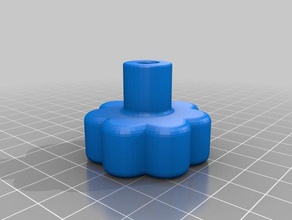 knob m8 nut parts 3d print model - Mito3D