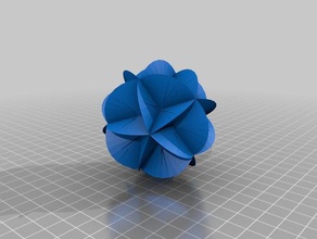dodeca wings math art dodecahedron 3d print model - Mito3D