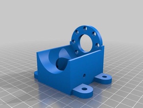 supporto motore la robotica personalizzato 3d print model - Mito3D