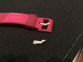 cierre correa reloj tipo casio jewelry 3d print model - Mito3D