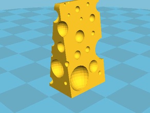 groviera queijo alimentos bebida 3d print model - Mito3D