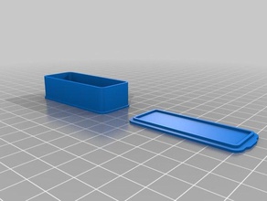 caixa da placa recipientes personalizado 3d print model - Mito3D