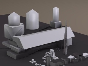 town household 3d print model - Mito3D