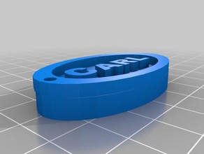 carl nametagag 3d printing 3d print model - Mito3D