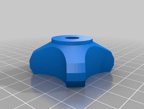 my customized metric screw knob diy 3d print model - Mito3D