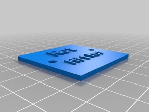 no a hitler marcador accesorios personalizado 3d print model - Mito3D