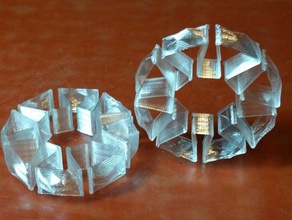 flexy ear-ring earrings 3d print model - Mito3D