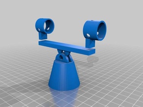 laser pen holder customizable tools customizer 3d print model - Mito3D