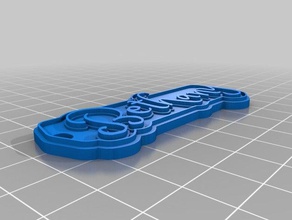 bethany pur kc Schlüsselanhänger angepasst 3d print model - Mito3D