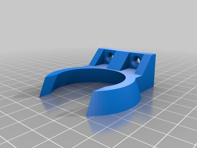 maglite 2c linterna de montaje en pared reparado organización 3D print model - Mito3D