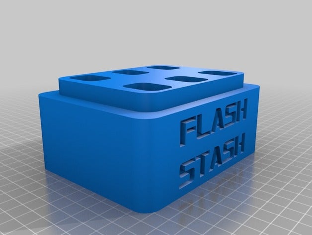 flash cachette les conteneurs 3D print model - Mito3D