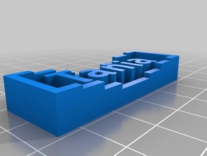 tania isim etiketi öğrenme özelleştirilmiş 3d print model - Mito3D