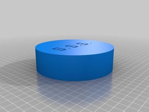 özel kişiselleştirilebilir içecek coaster benim 3d baskı 3d print model - Mito3D