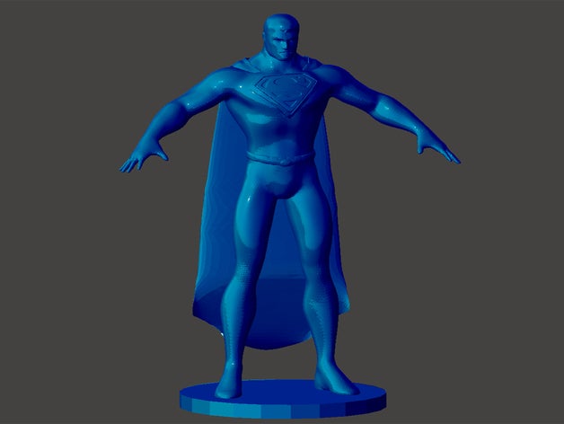 superman models 3D print model - Mito3D