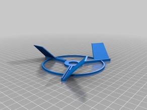 cloverleaf 1g2 gabarit de soudure le bricolage l'antenne fpv 3d print model - Mito3D