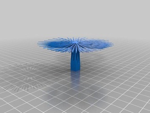 my customized super flowers drooloop flowers- art 3d print model - Mito3D