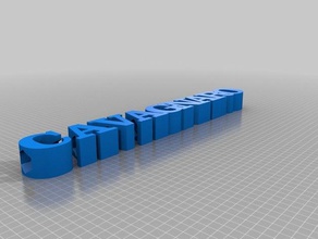 cavagnaro pencil holder signs logos customized 3d print model - Mito3D