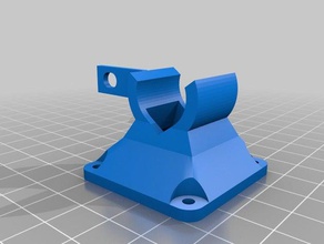 taz 40mm hex fan mount 3d printer parts 3d print model - Mito3D