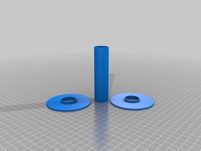 fio bobins organização bobina titular spool 3d print model - Mito3D
