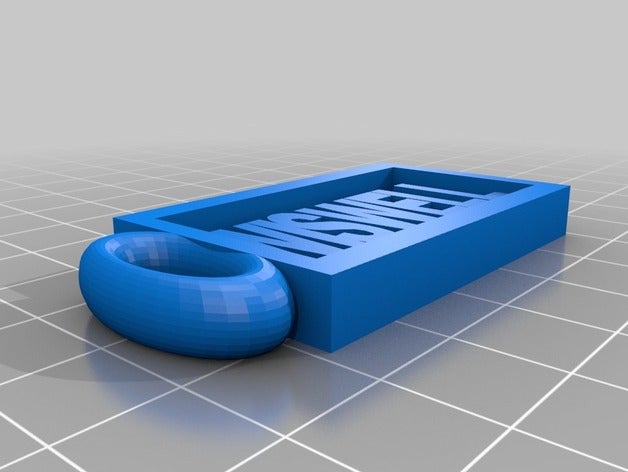 ayden keychain 3d printing 3D print model - Mito3D