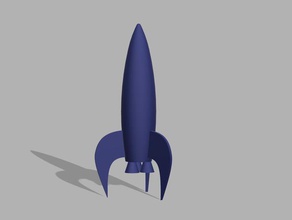 Modell-Rakete Modelle Schreibtisch-Spielzeug Raketen rocketship Raumschiff 3d print model - Mito3D