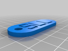 sll keychain keychains customized 3d print model - Mito3D