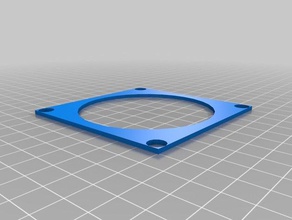 meu personalizados paramétrico de abertura grelha da ventoinha outros 3d print model - Mito3D